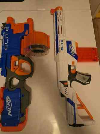 Nerf HyperFire Elite ja Nerf Retaliator Elite. Jyvaeskylae