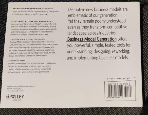 Business Model Generation  ISBN: 9780470876411 Oulu - valokuva 2