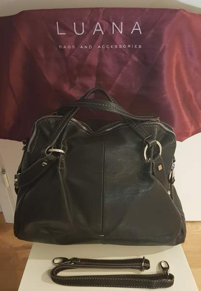 Nahkalaukku, Luana, uudenveroinen Helsinki - valokuva 8