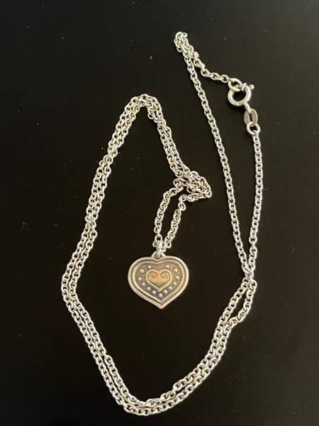 KALEVALA Euran Sydän- kaulakoru hopeaa Helsinki - photo 1