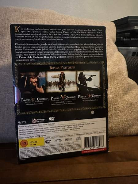 Pirates of the Caribbean Three-movie collection Jyvaeskylae – foto 3