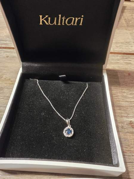 Kaulakoru sinisafiiri. Valkokulta. Kultari Ювяскюля - изображение 5