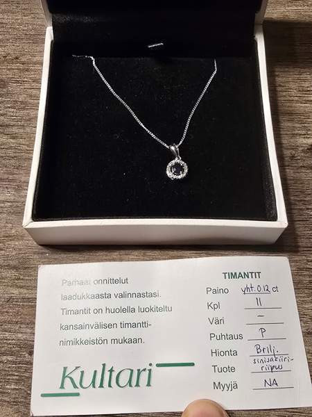 Kaulakoru sinisafiiri. Valkokulta. Kultari Ювяскюля - изображение 4