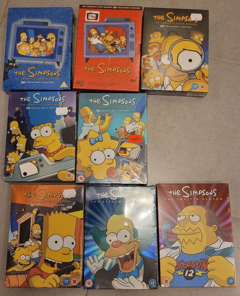 Simpsons kaudet 4-8 ja 10-12 Porvoo – foto 1