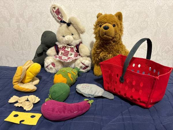 Pehmolelu, nalle, pupu, dino, ruoat Лаппенранта - изображение 1