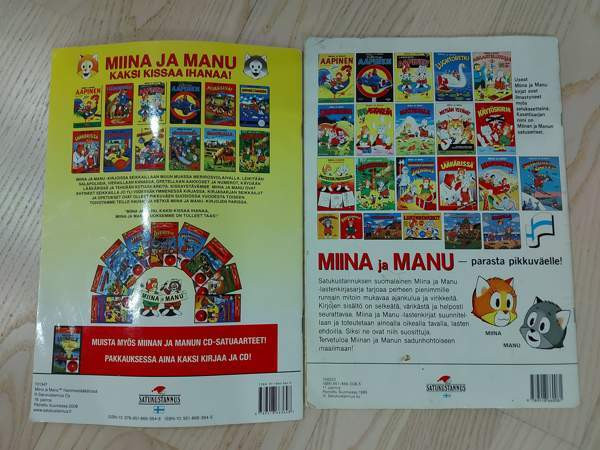 Miina ja Manu kirjoja 2kpl Тампере - изображение 2