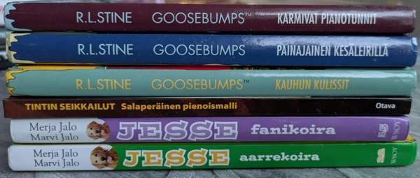 Kirjoja kouluikäisille: Goosebumps, Jesse, Tintti Эспоо - изображение 3
