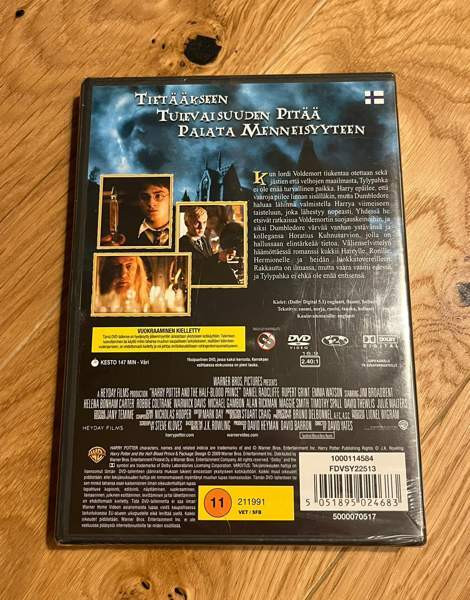 Harry Potter ja Puoliverinen Prinssi -DVD elokuva, avaamaton Oulu – foto 2