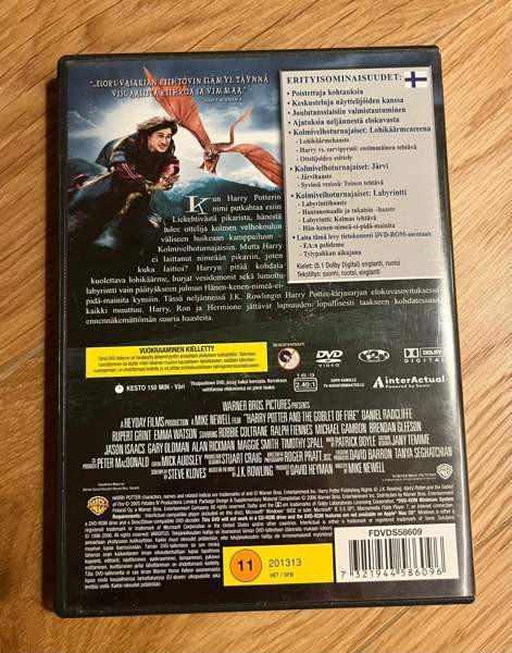 Harry Potter ja Liekehtivä Pikari -DVD elokuva Oulu – foto 2