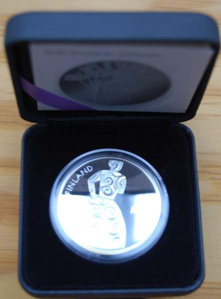 Suomi 2011 10 € Hella Wuolijoki HOPEA PROOF Helsinki – foto 2