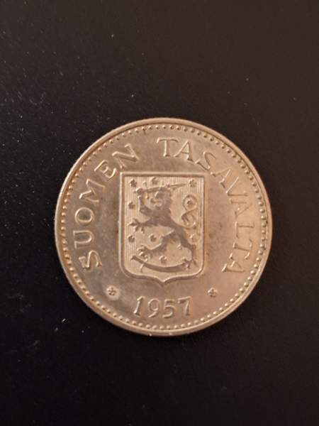 200 mk hopeakolikko v. 1957 (hopeaa 500/1000/8,3 g) Espoo – foto 2