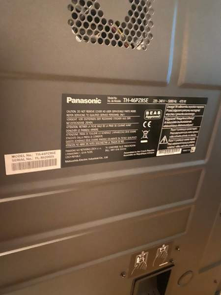 Myydään Panasonic TV hyvässä kunnossa 46 tumma painava. Espoo - photo 4