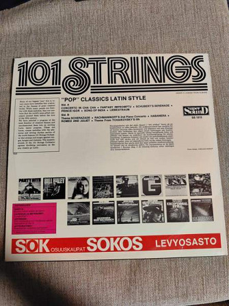 101 Strings Orchestra - "Pop" Classics Latin Style - LP Imatra – foto 2