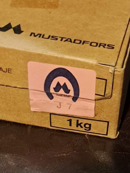 Mustadfors J7 kengitysnaulat 1 kg Raasepori - valokuva 7
