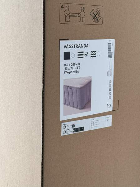 Myydään mukava IKEA patja (160x200 cm) + Patjansuojus Jyvaeskylae – foto 4