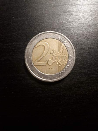 2002 Austria Bertha Von Suttner 2 Euro Coin Rare Miss Print Laukaa - valokuva 2