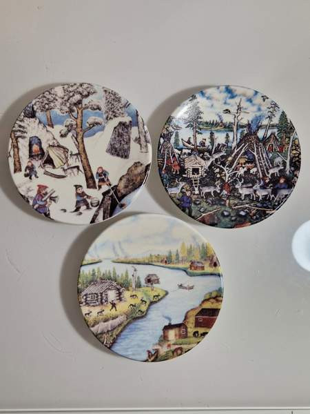 Arabia seinälautaset 3 kpl. Lahti - photo 1