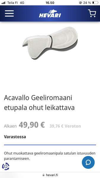 Ostan geeliromaani acavallo etupala Vantaa - photo 1