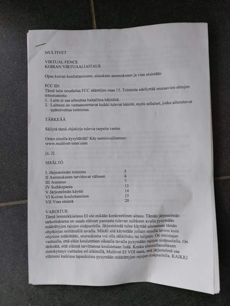 Multivet koiran virtuaaliaitaus Vihti – foto 4