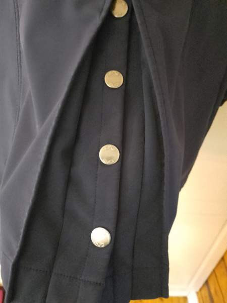 Softshell takki, tummansininen. Pitkä malli, ratsastukseen. Koko M. Haemeenlinna – foto 2