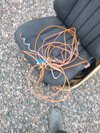 8m vaijeri maa koukulla koiralle Porvoo - valokuva 1