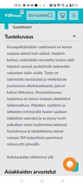 Hurtta downpour suit sadepuku 40 cm Сейняйоки - изображение 3