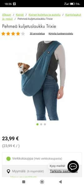 Trixie koiran kantokassi Kauhajoki - photo 1