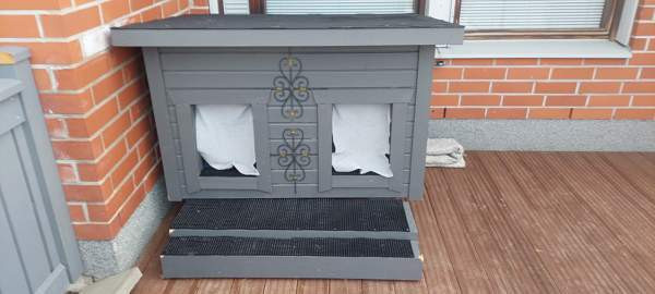 Uusi isohko 2 koiran lämpöeristetty koppi irroitettava väliseinä/katto Kajaani - photo 2