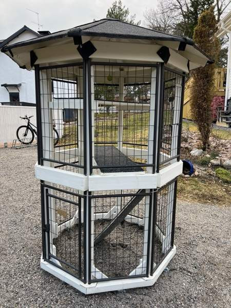 Kahdeksan kulmainen kissan ulkoiluhäkki Turku – foto 1