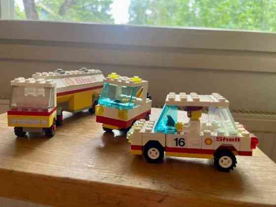 Lego 6371 Shell Service Station ja monta Shell autoa Эспоо