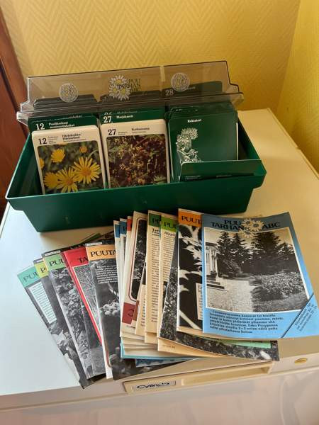 Hieno Puutarhan Abc-keräilykortti laatikko. Juva - изображение 2