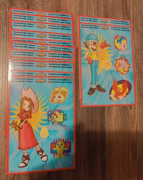 Digimon tarra-postikortteja Lappeenranta – foto 1