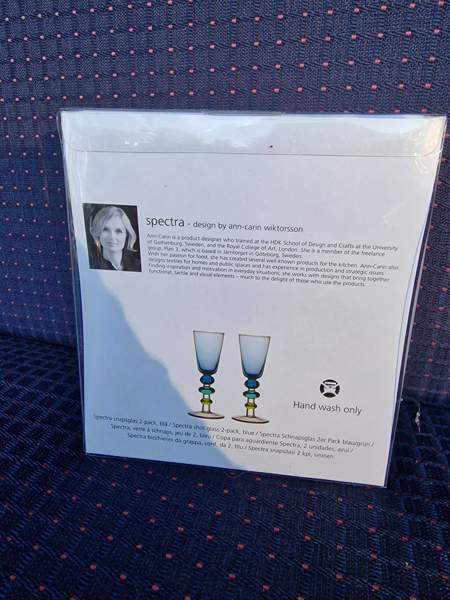 Spectra snapsilasit sininen Kemijärvi - valokuva 2