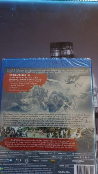 Cannibal holocaust blu-ray Helsinki - photo 2