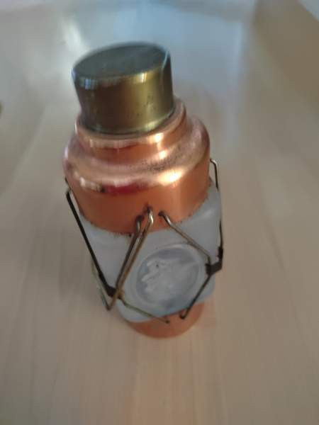 Lyhdyn mallinen soittorasia ja piilopullo Mynämäki - valokuva 2