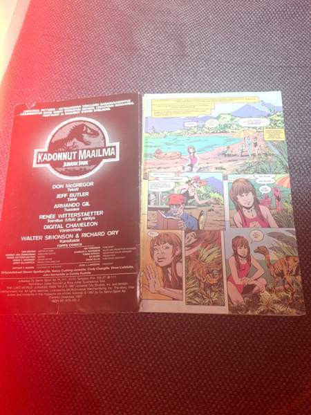 Jurassic Park sarjakuvaversio. Kadonnut maailma. Oulu - valokuva 3