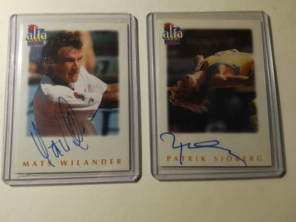 Harvinaisia urheilijoiden nimmarikortteja Oulu - valokuva 1