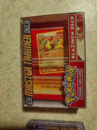 Pokemon Ex Master trainer Blaziken deck tyhjä pakka Лаппенранта