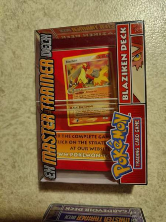 Pokemon Ex Master trainer Blaziken deck tyhjä pakka Лаппенранта - изображение 2
