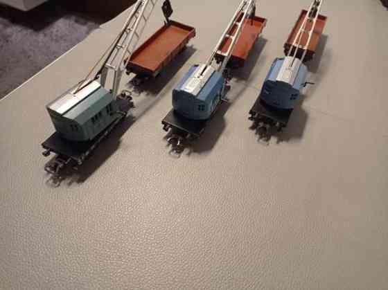 6x Märklin-vaunu (3 x nosturivaunukokonaisuus) (H0) Tampere