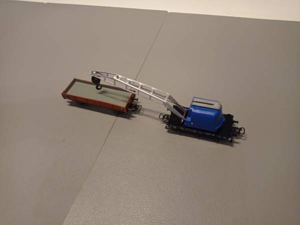 2x Märklin-vaunua - 1x nosturivaunukokonaisuus (H0) Tampere – foto 1