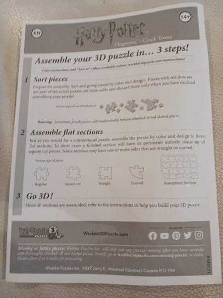 Harry Potter 3d palapeli Hämeenlinna - valokuva 3