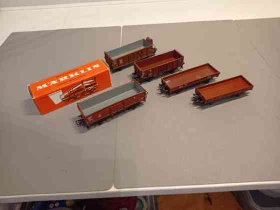 5x Märklin-avovaunu (H0) Tampere