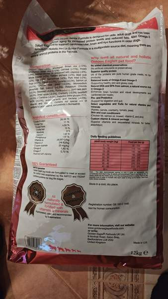 Koiranruoka Golden Eagle 12 kg, avaamaton Toivakka - photo 2