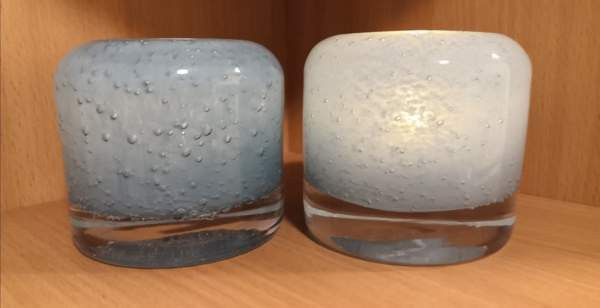 Lasiset tuikkulyhdyt 2 kpl Tampere - valokuva 2