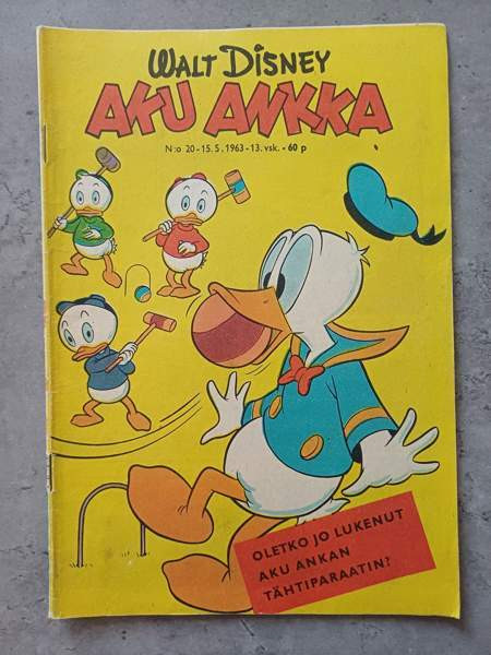 Aku Ankka 1963 lehdet 3.osa Tampere - valokuva 1