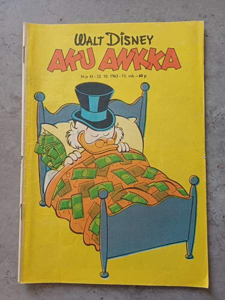 Aku Ankka 1963 lehdet 4.osa Тампере - изображение 7