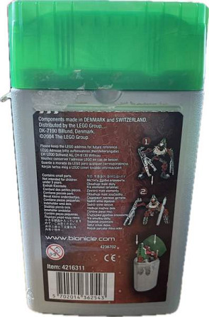 LEGO Bionicle 8614 Vahki Nuurakh figuuri lelu Laatikko boksi Joroinen - photo 2