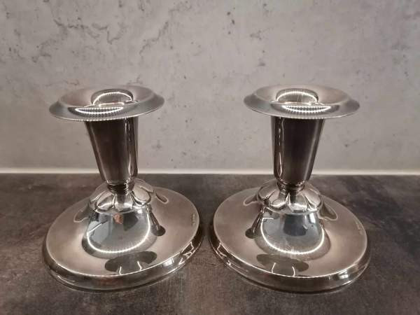 Kynttilänjalat 2kpl 830 hopea Lahti – foto 1