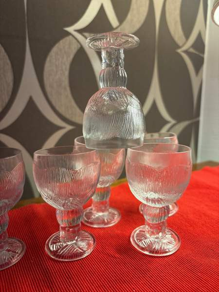 Nuutajärvi Oiva Toikka Pioni snapsilasit 6 kpl Salo - photo 3